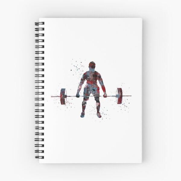 Aperçu de l'œuvre Sélection de soulevé de terre masculin, haltérophile homme, haltérophilie, haltérophilie aquarelle créée et vendue par Rosaliartbook.