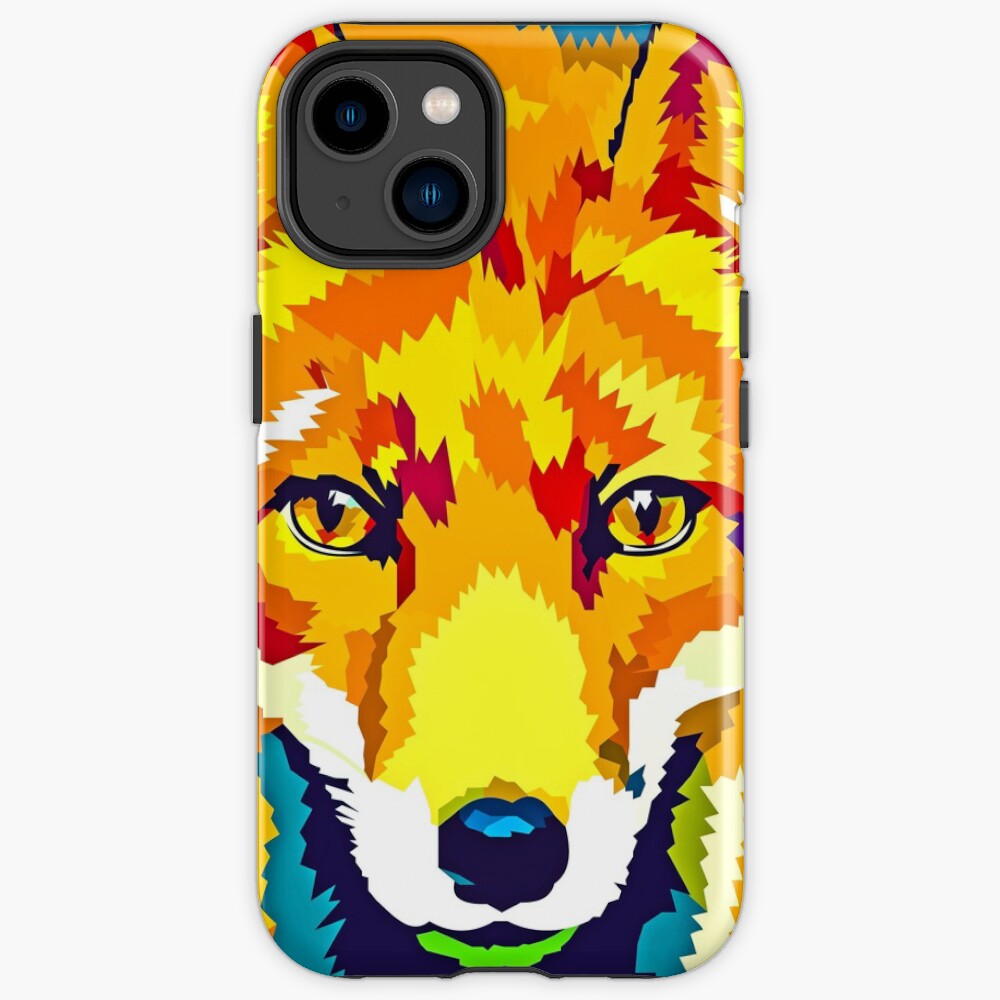 Rainbow Fox iPhone Case