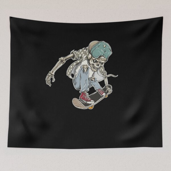 Item preview, Skeleton Skateboard Skateboarder Urban Board designed and sold by PrintPress.