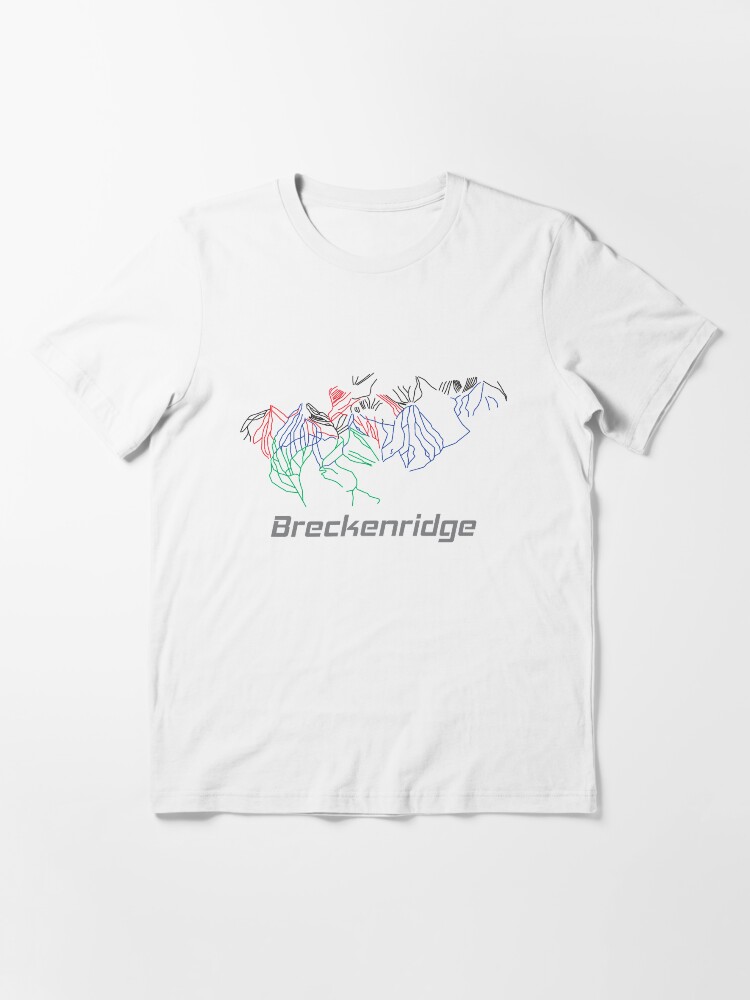 Alternate view of Breckenridge Colorado Ski Pist Map - Winter Vacation Gift Essential T-Shirt