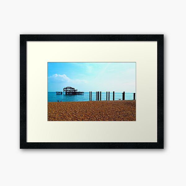 Brighton West Pier Summer Framed Art Print