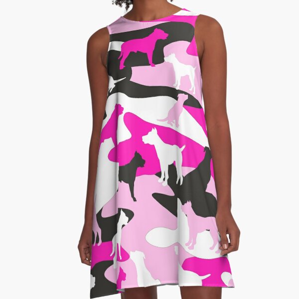 pink camouflage dress