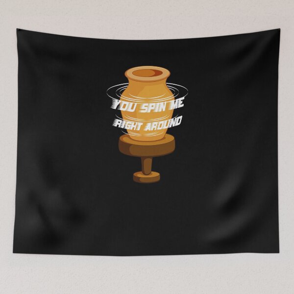 Item preview, Spin Me Right Around - Pottery Clay Vase Potter designed and sold by PrintPress.