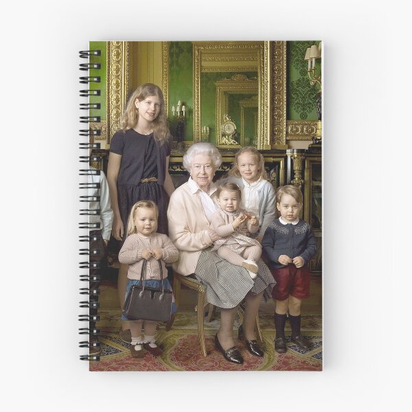 Item preview, La reina Isabel II posa con sus nietos designed and sold by ValentinaHramov.
