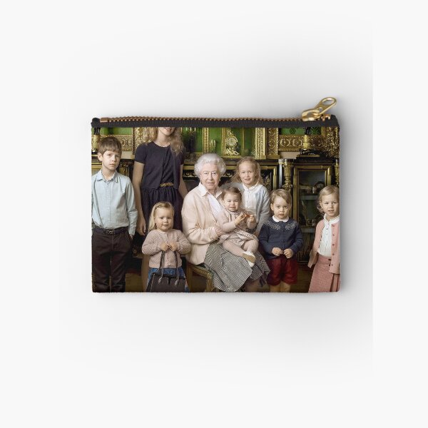 Item preview, Queen Elizabeth II Poses With Grandkids designed and sold by ValentinaHramov.