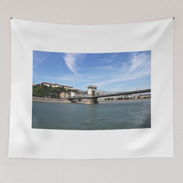 Item preview, Chain bridge on Danube river Budapest city Hungary designed and sold by goceris.