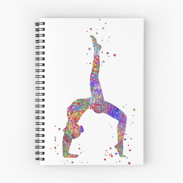 Item preview, Gymnastics girl, watercolor gymnastics, teen gift designed and sold by Rosaliartbook.