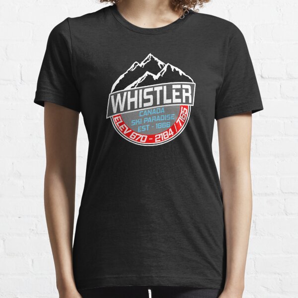 Ski Whistler B.C Canada Skiing Paradise Essential T-Shirt