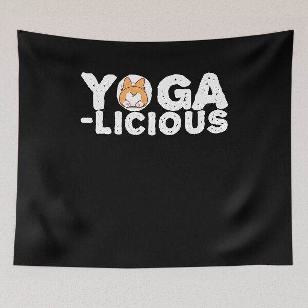 Item preview, Yogalicious - Fun Cute Yoga Meditation Stretching designed and sold by PrintPress.