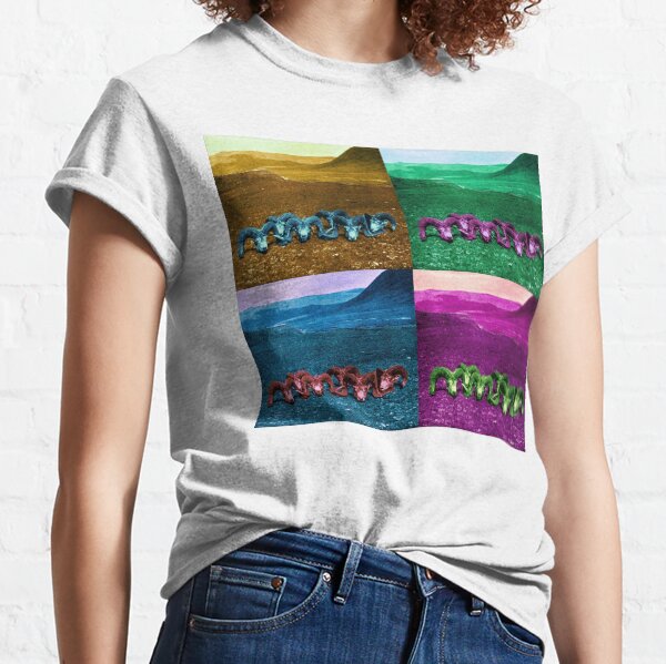 Four Skull Pop Art Classic T-Shirt