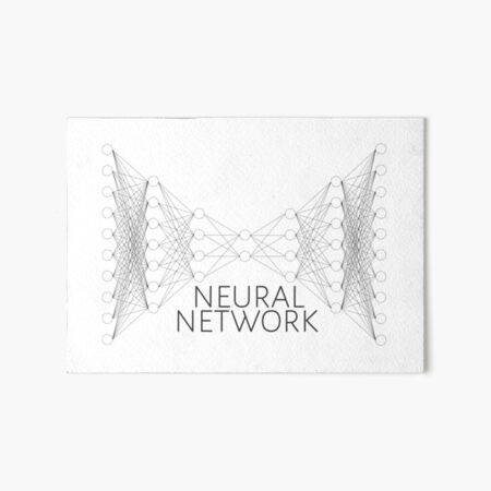 neural network Art Board Print