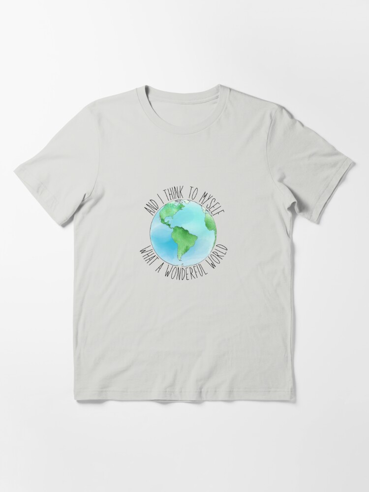 Louis Armstrong — What A Wonderful World Louis Armstrong Essential T-Shirt | Redbubble