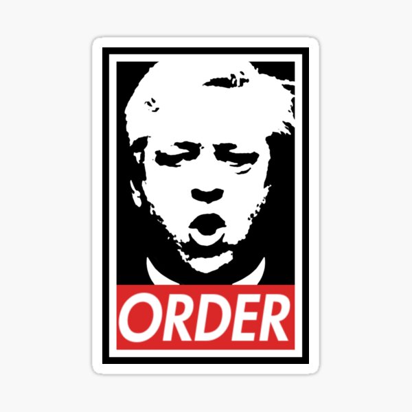 John Bercow Order Sticker