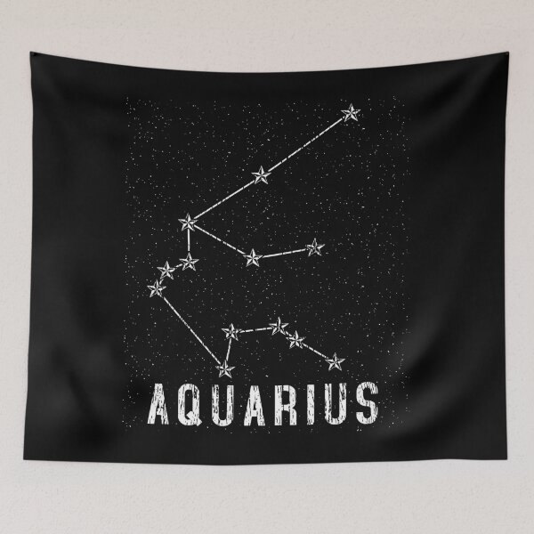 Item preview, Aquarius Zodiac Sign T-Shirt designed and sold by 4tomic.
