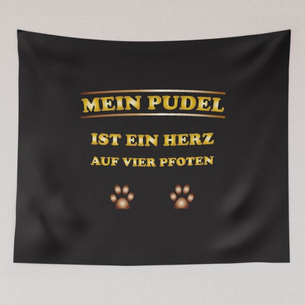 Item preview, Poodle dog paws dog breed heart gift idea designed and sold by dm4design.