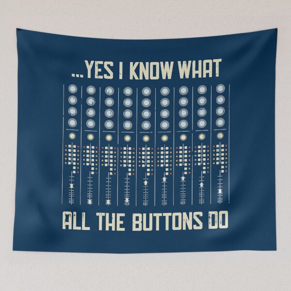 Item preview, Yes I Know What All The Buttons Do - Funny Music Gift designed and sold by yeoys.