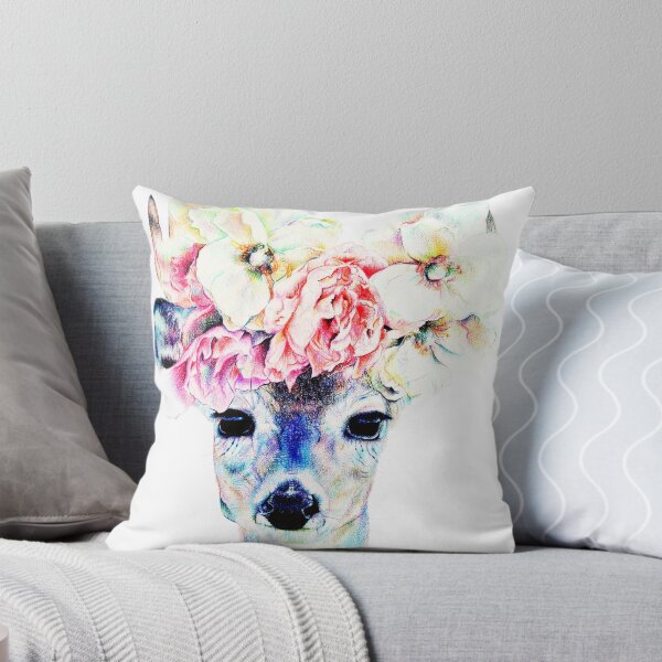 Item preview, Deer with Flowers  designed and sold by Steph Chard.