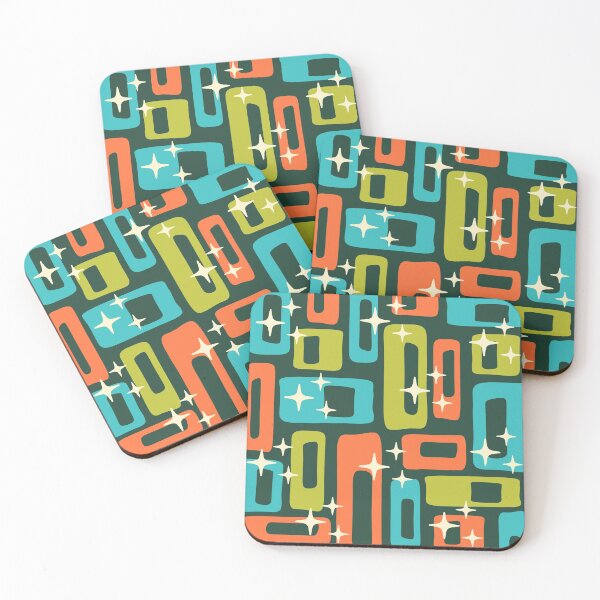 Item preview, Retro Mid Century Modern Abstract Pattern 995 designed and sold by tonymagnerart.