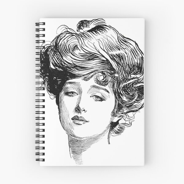 Item preview, Vintage Gibson Girl Antique Illustration designed and sold by RBEnt.