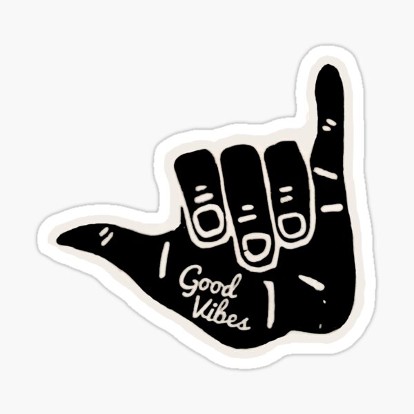 good vibes Sticker