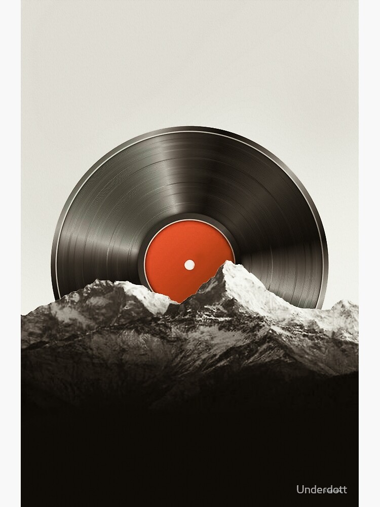 Retro vinyl record by Underdott