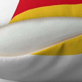 Aperçu 2 sur 3. Coussin avec l'œuvre Drapeau de l'Allemagne créée et vendue par Shorlick.