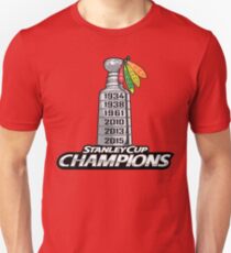 Chicago BlackHawks Stanley Cup Champions Unisex T-Shirt
