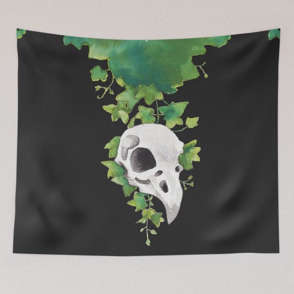 Item preview, Bird skull and Ivy designed and sold by MalteseLizzie.