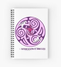 Cuaderno de espiral dibujo celta femenino