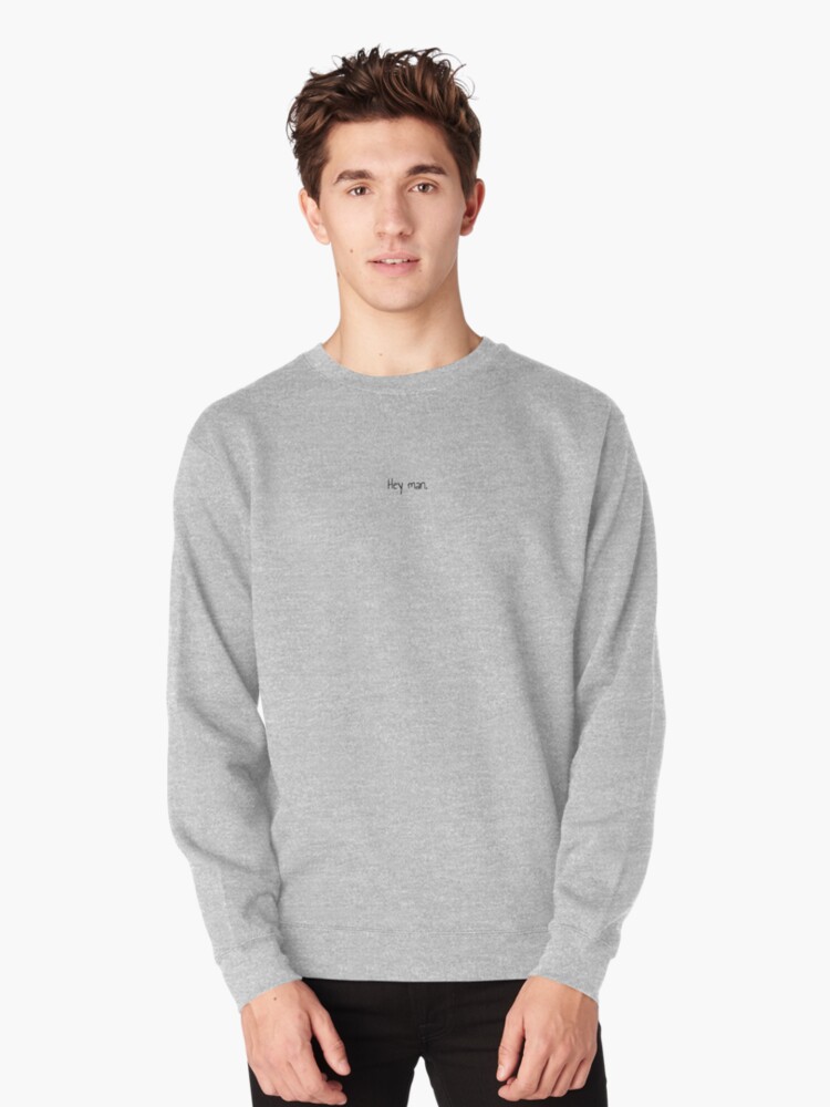 man in sweatshirt