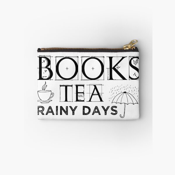 Item preview, books, tea and rainy days | readers | bookrebels | relaxation | book lovers designed and sold by Bookrebels.