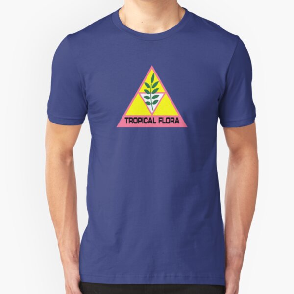 Silent Running - Tropical Flora Slim Fit T-Shirt