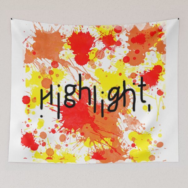 Item preview, Highlight logo Paint Splatter designed and sold by ArcticFire005.