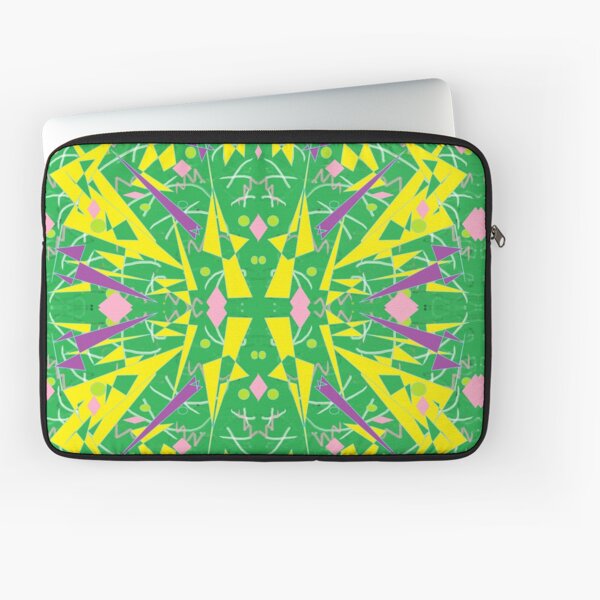 Princess Abstract green yellow Laptop Sleeve