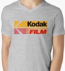 Kodak Film T-Shirt mit V-Ausschnitt