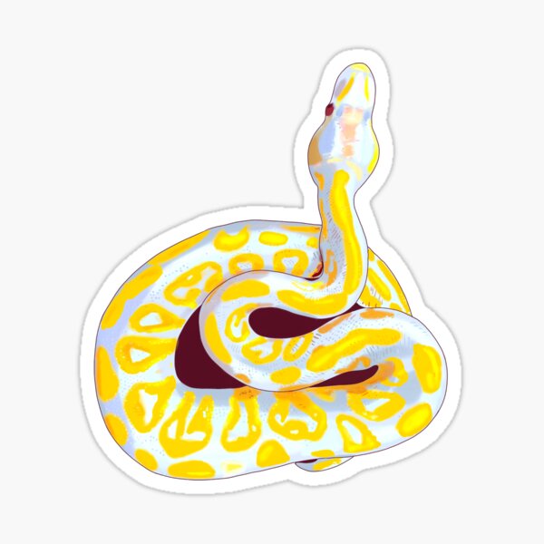Albino snake Sticker