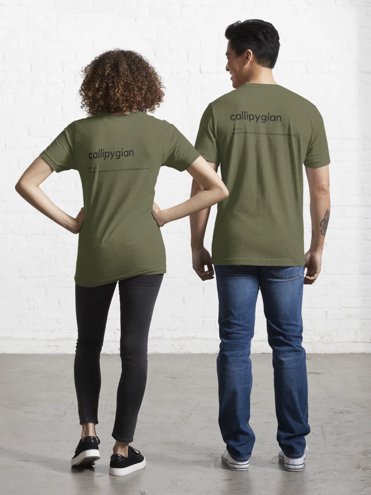 Callipygian Essential T-Shirt for Sale by MrRiddick