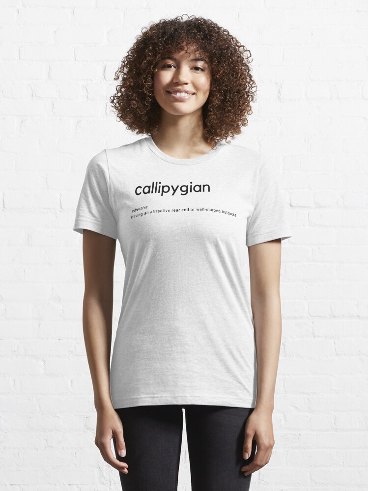 Callipygian Essential T-Shirt for Sale by MrRiddick