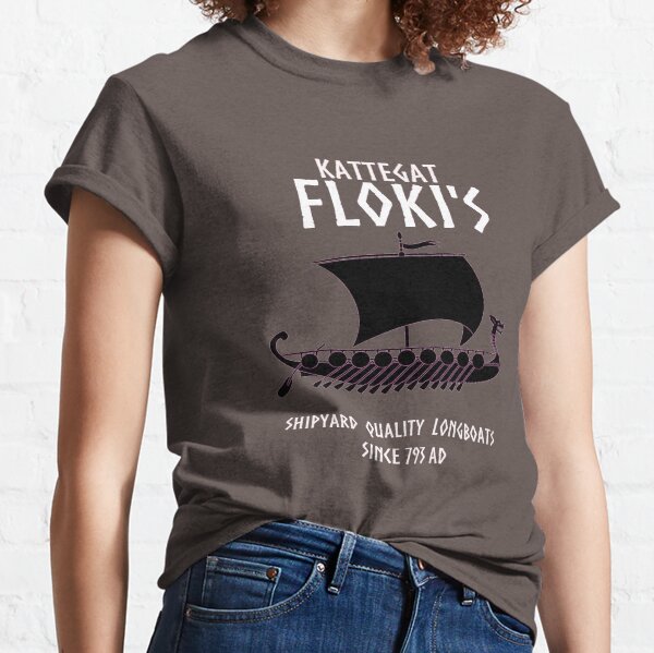 Viking Kattegat Floki T-Shirt & accessories for Viking warriors Lover Classic T-Shirt