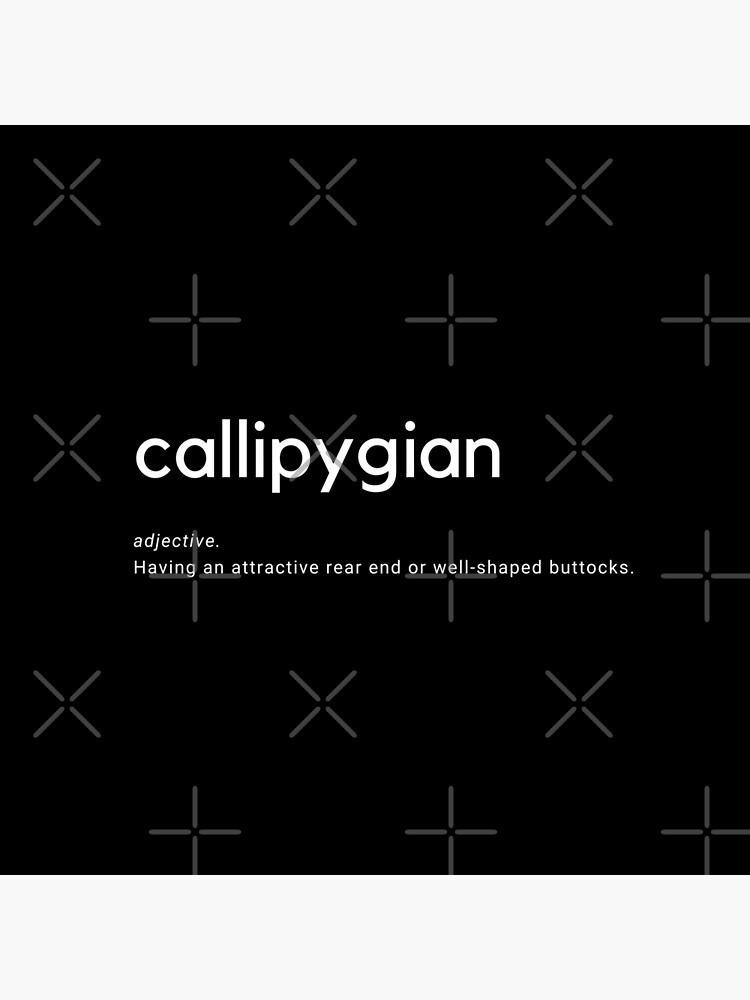 Callipygian Poster for Sale by MrRiddick