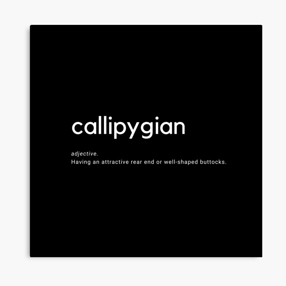 Callipygian Poster for Sale by MrRiddick