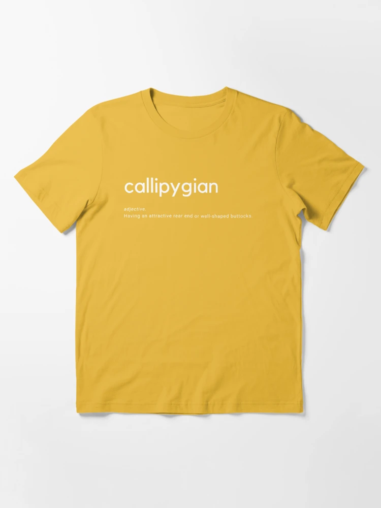 Callipygian Essential T-Shirt for Sale by MrRiddick