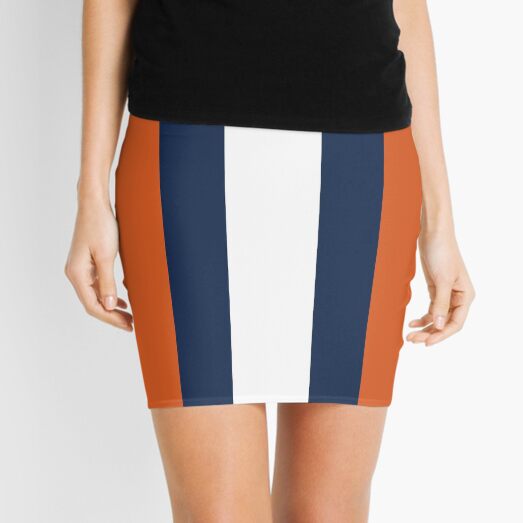 Illini Stripe Mini Skirt