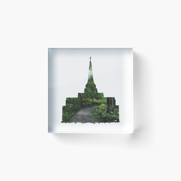 Item preview, Gilbert Arizona Temple Bike Path Silhouette designed and sold by DSC Arts.