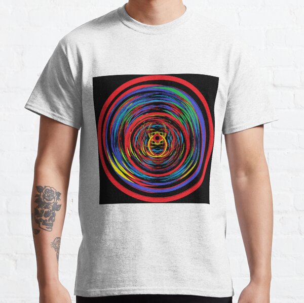 abstract, design, art, shape, pattern, illustration, fantasy, curve, creativity, modern, color image, circle Classic T-Shirt