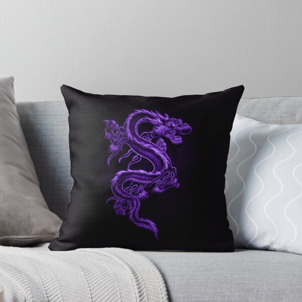 Item preview, Asian Purple Dragon Pattern designed and sold by HavenDesign.