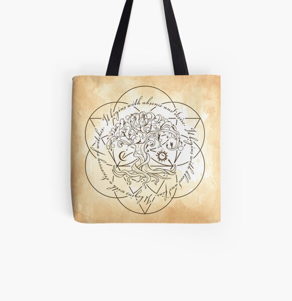 A Discovery of Witches Book-inspired Tree of Life All Over Print Tote Bag