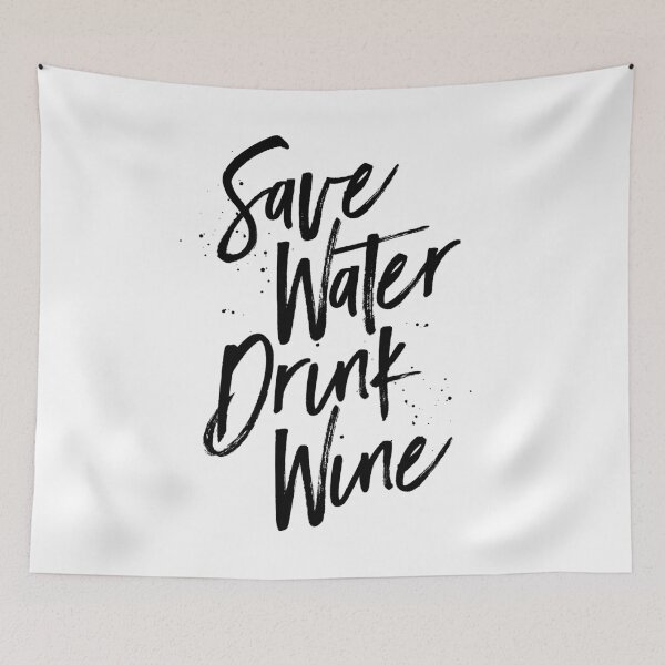 Item preview, Save water drink wine designed and sold by Department61.