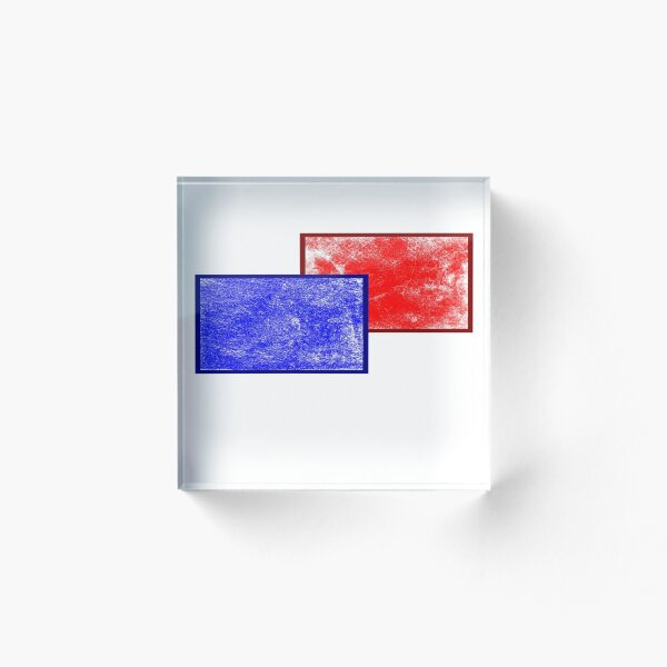 Artikelvorschau, Blau über Rot entworfen und verkauft von EmblemThreads.