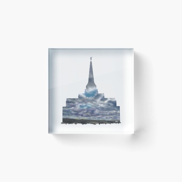Item preview, Gilbert Arizona Temple Dramatic Sky Silhouette designed and sold by DSC Arts.
